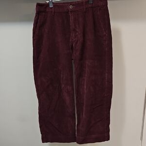 Old Navy Women's Burgundy Corduroy Pants